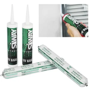 100% Silicone General Purpose Neutral Weatherproofing Sealant for Glass Doors and Windows