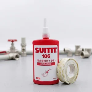 186 Liquid PTFE Sealant Industrial Thread Glue for Leak Proof Pipe Connections