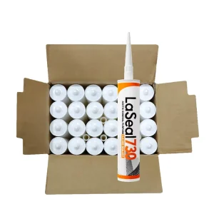 300ml Acetic Silicone Sealant for Doors and Windows, One-Component Adhesive Sealant