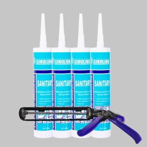 300ml Clear Sanitary Silicone Sealant for Kitchen and Bathroom