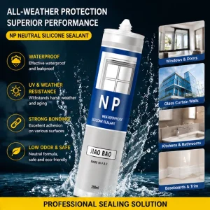 410-490g Custom Tube Neutral Structural Silicone Sealant Waterproof Glue for Window Glass Assembly