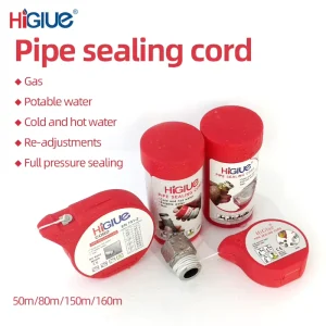 50m Pipe Sealing Thread Cord Tape for Natural Gas and LPG Pipelines 50m and 160m Sealing Cord