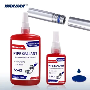 5543 High Temperature Resistance (-55C to +150C) Anti-Leak 50ml Thread Sealant for Pipe Fittings Plumbing Hydraulic