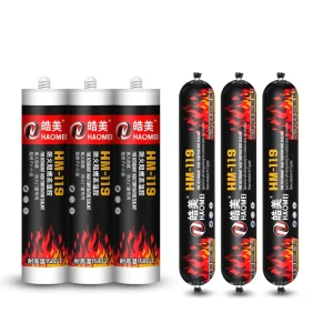 590ml Fireproof Waterproof Mildew Resistant High Hardness FV-0 Fire Rated Neutral 100% Silicone Sealant for Construction