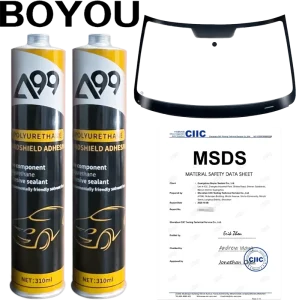 600ml Fast-Curing PU Black Sealant for Automotive Glass Windshield