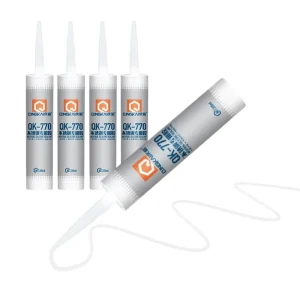 770 300mL Antifungus Moisture Curing Rubber Food Grade Neutral Silicone Sealant Construction