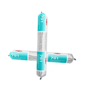 791 Neutral Silicone Structural Sealing Glass Adhesive Waterproof Weather Resistant