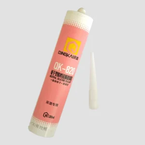 820 300ml Fast-Curing Acetic Silicone Sealant, Weather Resistant, For Aluminum Window Gap Sealing