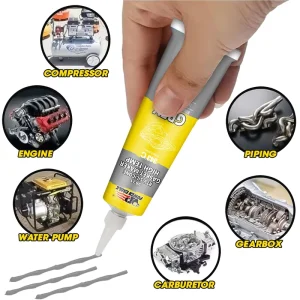 85g Grey 999 RTV Gasket Maker Silicone Sealant High Temp 343C Heat Resistant Oil Proof Automotive Engine Leak Repair