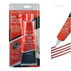 85g Neutral Red One-Component RTV Silicone Sealant Gasket Maker High Temperature Resistant for Automotive and Industrial Use