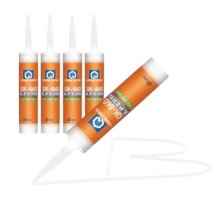 860 Acetic Silicone Adhesive Sealant High Tack For Construction Automotive Window Sealing And Repair