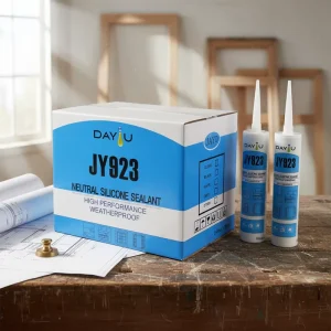 923 Neutral Silicone Sealant for Window and Door Perimeter Sealing, Waterproofing, Glazing, and Caulking