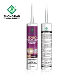 9780 Silicone Sealant Anti-Mildew Waterproof Adhesive White for Glass