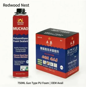 A21 900g 750ml PU Foam Sealant for Silent Wood Door and Window Installation