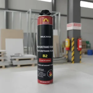 A22 900g 750ml B2 Class Fireproof Waterproof White Polyurethane Foaming Spray Sealant Adhesive