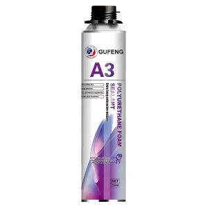 A3 750ml White One-Component Polyurethane Foam Sealant for Construction Doors, Windows and Woodworking