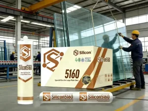 Acetic-Cure Silicone Glass Glue High-Strength Sealant for Construction and Glass Assembly