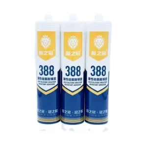 Acetic Silicone Sealant White 310ml Waterproof Joint Sealant for Hotel Bathroom Renovation