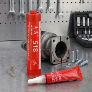 Acrylic Anaerobic Metal Industrial Flange Sealant Adhesive Temperature Resistant 24hr Cure for Construction Transportation