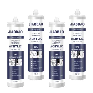 Acrylic Sealant No-Sag Paintable Weatherproof for Exterior Walls Doors and Windows