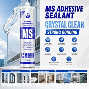 All-Weather MS Sealant UV-Resistant Glue for Exterior Building Facade Construction with CE and RoHS Certification