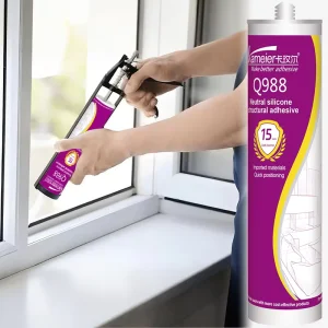Aluminum Window and Door Profile Mildew-Resistant Weatherproof Neutral Silicone Sealant Building Adhesive
