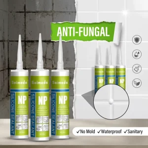 Anti-Fungal Neutral Silicone Sealant Sanitary Grade Waterproof Mold-Resistant Glue for Kitchen Bathroom Sink Joint Sealing