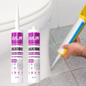 Anti-Fungus Acid Silicone Sealant Waterproof Mildew-Resistant for Transportation Construction Woodworking