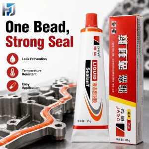 Automotive Liquid Gasket Sealant White Oil Resistant Sealant for Engine Cover Flange and Metal Joint