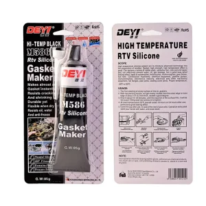 Black High temp RTV Silicone Sealant Adhesive Gasket Maker 85g