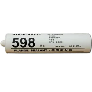 Black RTV Silicone Flange Sealant 598