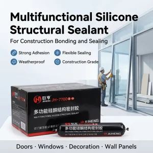 Black Silicone Structural Sealant for Doors Windows Glass Aluminum and Building Joint Sealing