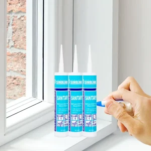 Black and White Waterproof Neutral-Cure Silicone Sealant Adhesive for Windows and Doors