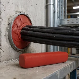 CE CPR-Certified 4-Hour Fire-Resistant Flexible Organic Firestop Putty for Cable Penetrations
