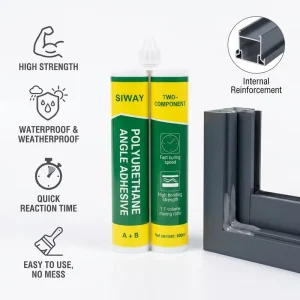 China Manufacturing GP Polyurethane Sealant for Aluminum Alloy and PVC Door and Window Corner Joints