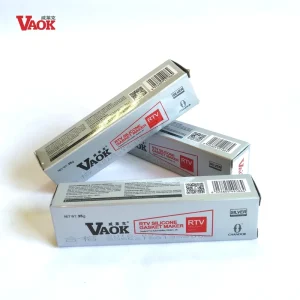 China VAOK 35g Automotive RTV Silicone Flange Sealant Gasket free Sealant Silver White