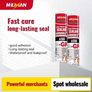 Clear One-Component Fast-Curing Silicone Sealant for Glass, Plastic, Windows, and Doors