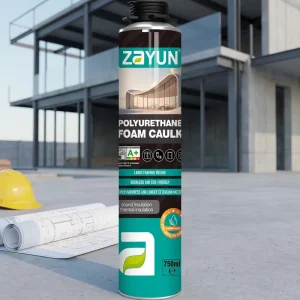 Clear Silicone Expanding Foam Sealant Weatherproof Waterproof for Glass Windows Doors and Building Use