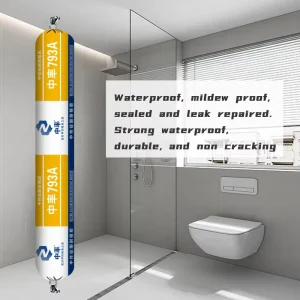 Clear Waterproof Neutral Silicone Sealant Adhesive Glue with UV Resistance for Nail Free Construction Use on Windows and Doors