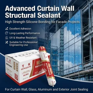 Curtain Wall Structural Silicone Sealant for Glass Aluminum Facade and Exterior Joint Bonding