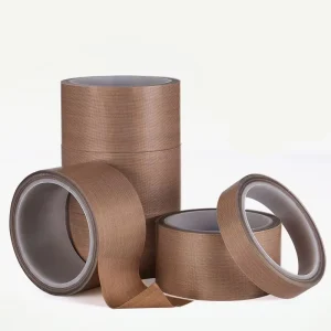 Customized Corrosion Resistance Nonstick High Temperature Ptfe Fiberglass Fabric Adhesive Tape for Industrial Sealing