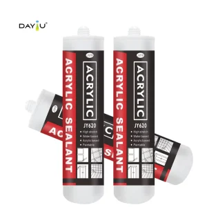 DAYOU Brand Waterproof Resin White Anti Crack Acrylic Emulsion Sealant for Construction Woodworking Window Caulking Paintable