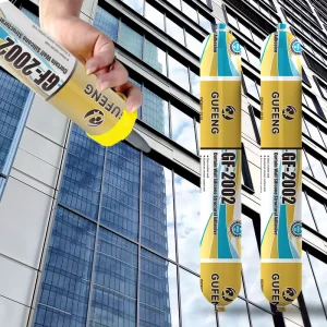Door and Window Weatherproof Silicone Sealant Waterproof Leak-Resistant Glass Sealant for Sunrooms and Facades