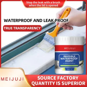Eco Friendly Acrylic Transparent Waterproof Glue Invisible Leak Repair Sealant for Roof Exterior Wall Tile Balcony