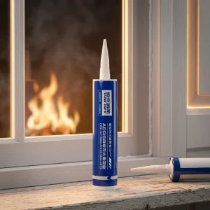 Eco-Friendly Microcapsule Firestop Caulk Instant Fire-Extinguishing Sealant for Construction Windows and Electrical Boxes