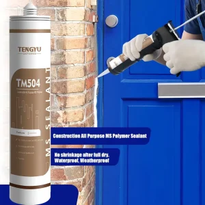 Elastic MS Polymer Adhesive Sealant, 300ml, Waterproof Hybrid Construction Sealant