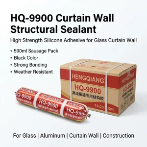 Exterior Wall Structural Silicone Sealant for Glass Facade Aluminum Curtain Wall and Metal Joint Sealing