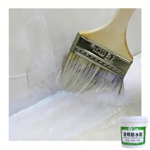 Exterior Wall Waterproof Material Ultraviolet Protection Wear Resistant Clear Transparent Glue Waterproofing Coating