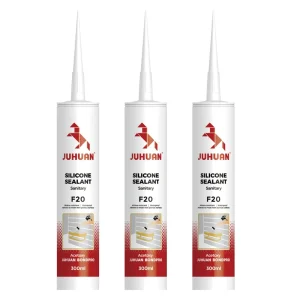 F20 Waterproof Anti-Mildew Acetoxy Sanitary Silicone Sealant for Kitchen Bathroom and Aquarium