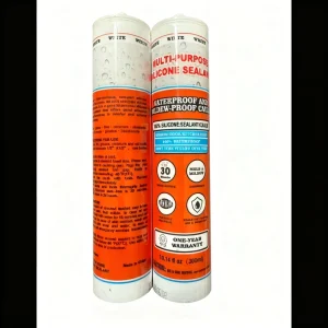 Factory Direct High-Temperature-Resistant Acidic Silicone Sealant, 300ml, for Window and Bathroom Sealing